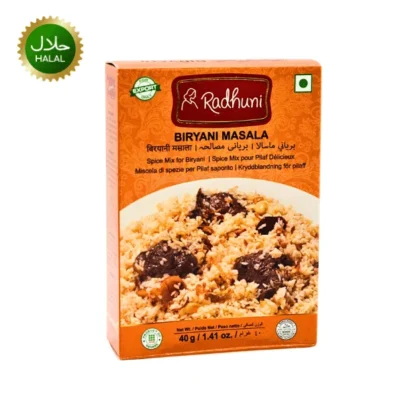 Radhuni Biryani Masala 40g spice mix packet for cooking biryani