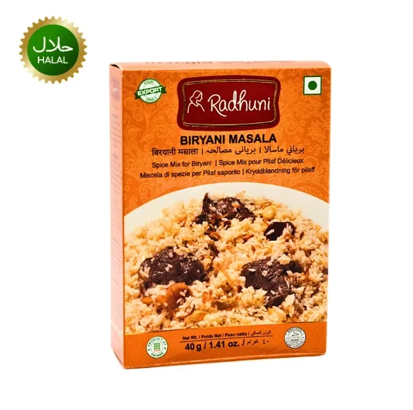 Radhuni Biryani Masala 40g spice mix packet for cooking biryani