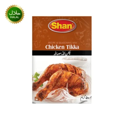 Shan Chicken Tikka Masala 50g spice mix pack for BBQ chicken tikka cooking