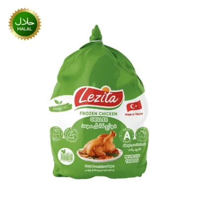 Chicken Whole Lezita 1200g fresh halal whole chicken premium quality raw poultry hygienically packed ready for roast and cooking