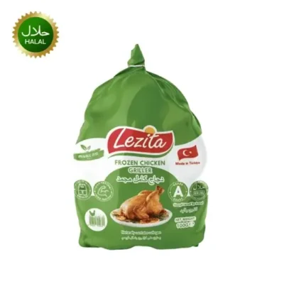 Chicken Whole Lezita 1000g fresh halal whole chicken premium quality raw poultry hygienically packed ready for cooking roast and curry