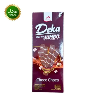 Choco Wafer Roll Jumbo 140g crispy chocolate-filled snack pack