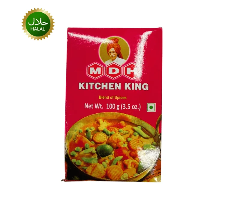 Chunky ChAt Masala Kitchen King 100g MDH premium spice mix for vegetables and curry rich aroma balanced flavor hygienically packed seasoning for cooking
