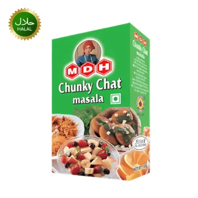 Chunky Chat Masala 100g MDH premium spice mix for chaat snacks fruits tangy flavor hygienically packed seasoning for street food cooking
