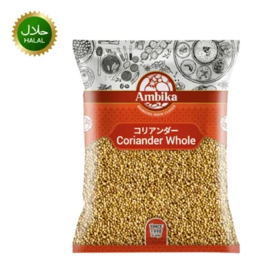 Coriander Whole 500g Ambika premium quality coriander seeds fresh spice hygienically packed for curry masala and cooking