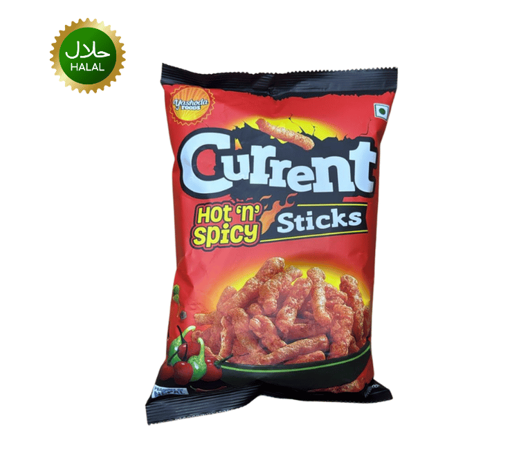 Current sticks (hot ‘n’ spicy) Current Sticks hot and spicy crunchy snack