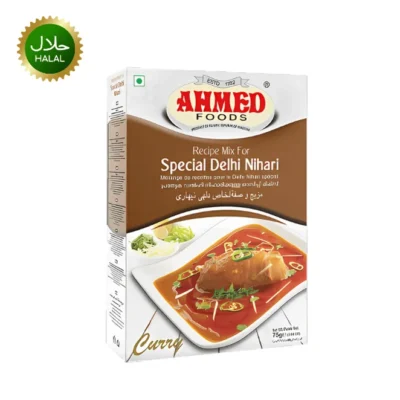Special Dilli Nehari 75g Ahmed premium spice mix for nihari rich aroma bold flavor hygienically packed seasoning for beef slow cooking