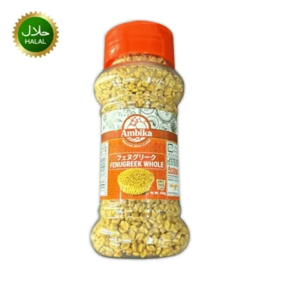 Fenugreek Seed 100g Methi Ambika premium quality methi seeds fresh spice hygienically packed for curry pickles and cooking use