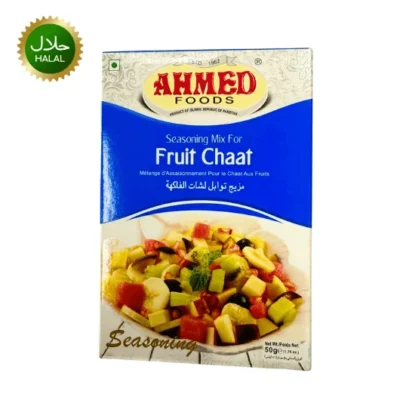 Fruit Chaat Masala 50g Ahmed premium spice mix for fruits and salad tangy spicy flavor hygienically packed seasoning for snacks and chaat