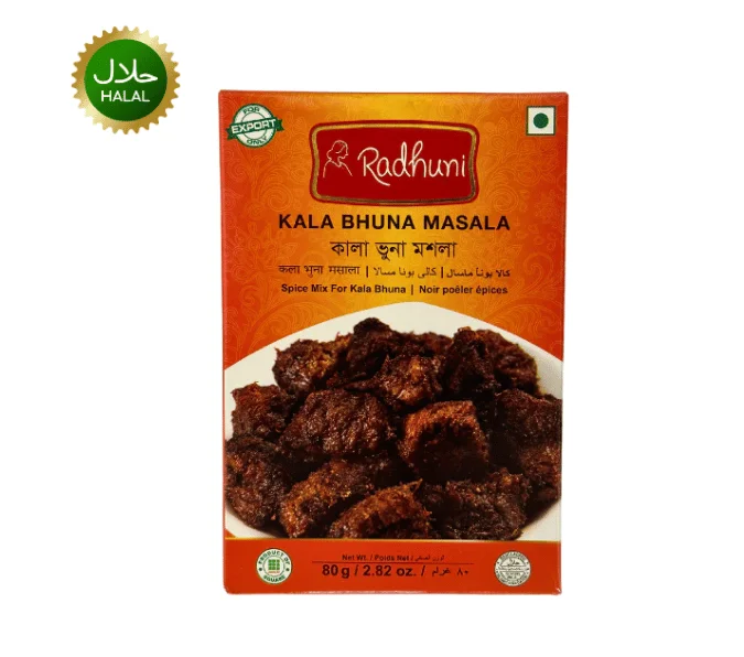 Radhuni Kala Vuna Masala 80g spice mix packet for cooking beef kala vuna