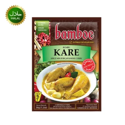 Kare Bamboe 36g Indonesian curry paste spice mix pack