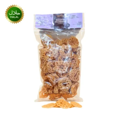 Kerupuk Palembang Original 250g crispy Indonesian snack pack