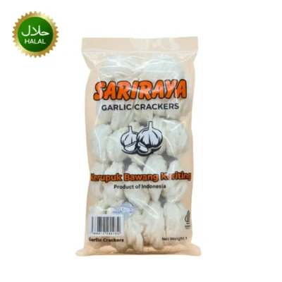 Kerupuk Bawang Keriting 160g curly crispy Indonesian snack pack