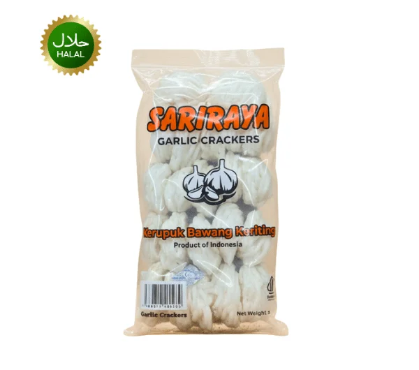 Kerupuk Bawang Keriting 160g curly crispy Indonesian snack pack
