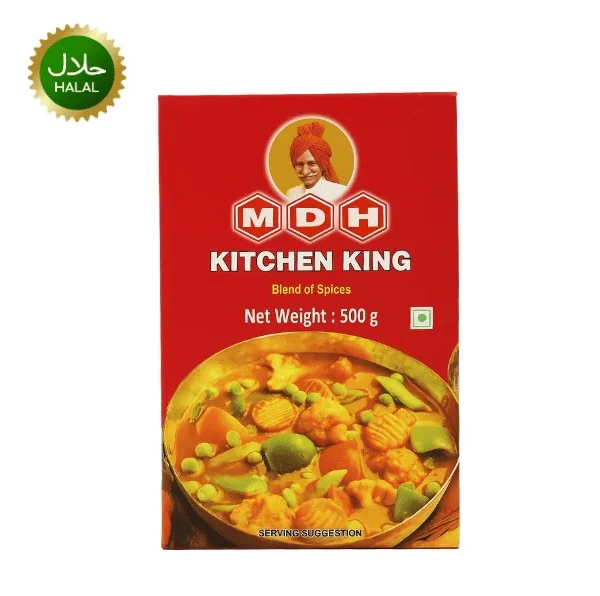 Kitchen King 500g MDH premium bulk spice mix for vegetables and curry rich aroma balanced flavor hygienically packed seasoning for cooking