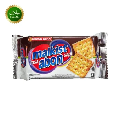 Malkist Anon Sapi 135g crispy Indonesian beef-flavored snack pack