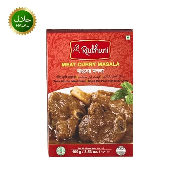 Radhuni Meat Curry Masala 100g spice mix packet for cooking meat curry