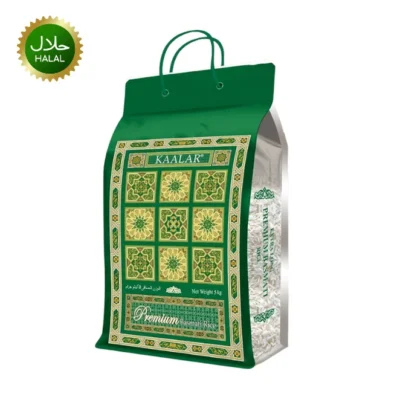 Kalar Basmati Rice 5kg premium long grain aromatic rice pack for biryani, pulao and daily cooking use