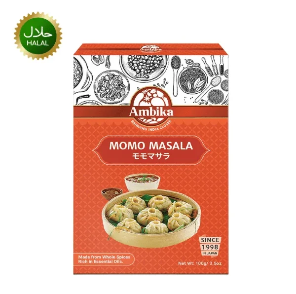 Momo Masala 100g Ambika premium spice mix for momo filling and chutney authentic flavor hygienically packed seasoning for cooking