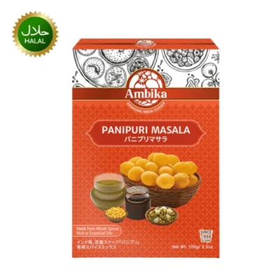 Pani Puri Masala 100g Ambika premium spice mix for pani puri water chaat tangy spicy flavor hygienically packed seasoning for snacks