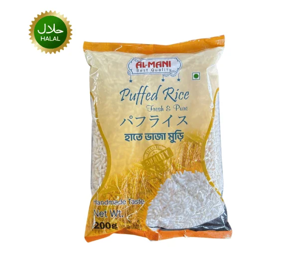 Al-mani puffed rice muri 200g fresh crunchy pack