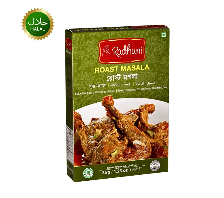 Radhuni Roast Masala 35g spice mix packet for chicken roast cooking
