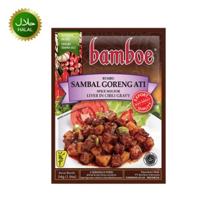 Sambal Goreng Ati Bamboe 54g spicy Indonesian spice paste