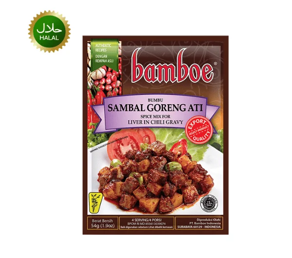 Sambal Goreng Ati Bamboe Sambal Goreng Ati Bamboe 54g spicy Indonesian spice paste