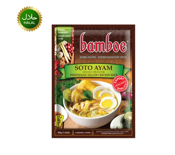 Soto ayam (Bamboe) 40g Soto Ayam Bamboe 40g Indonesian soup mix pack