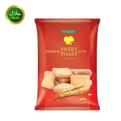 Ispahani Sweet Toast 300g soft sweet bread slices stacked ready for breakfast and snacks