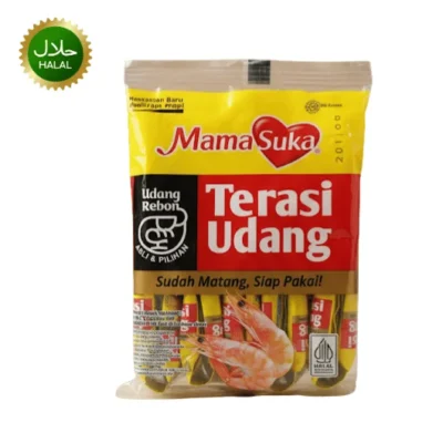 Terasi Udang Indonesian shrimp paste traditional cooking ingredient
