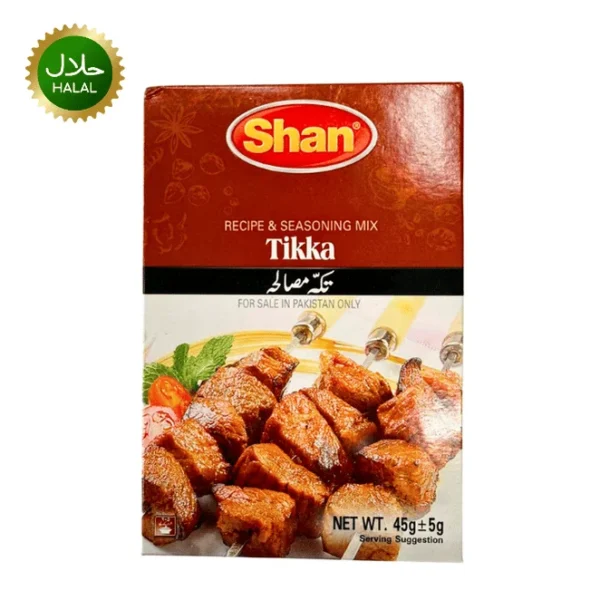 Shan Tikka Masala 45g spice mix pack for chicken tikka BBQ cooking