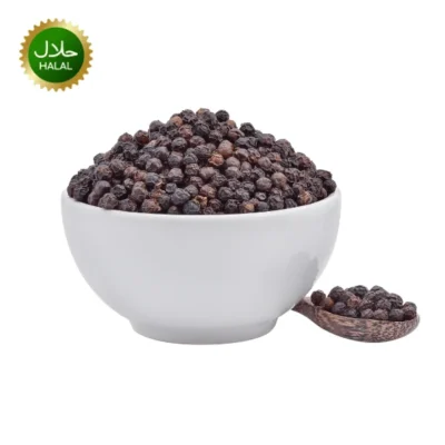 Black Pepper Whole 50g premium quality black pepper spice whole grains strong aroma hygienically packed for curry and seasoning cooking