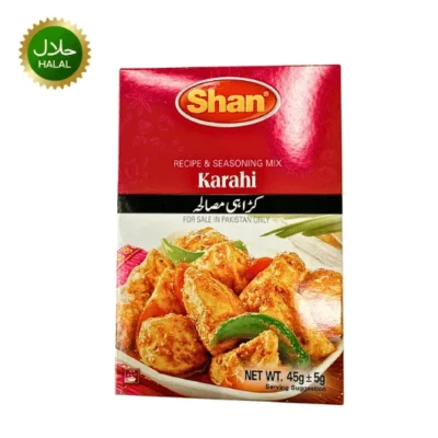 Karahi Recipe Mix 45g Shan premium spice mix for chicken and beef karahi rich aroma authentic flavor hygienically packed seasoning for cooking