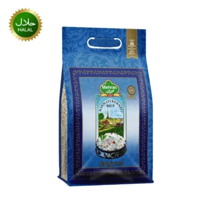 Mehran Basmati Rice 5kg premium long grain aromatic rice pack for biryani, pulao and daily cooking use