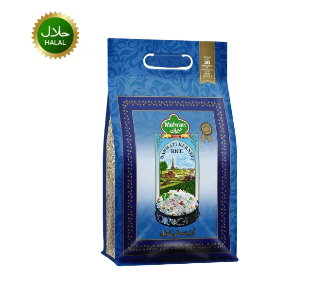 Mehran Basmati Rice 5kg premium long grain aromatic rice pack for biryani, pulao and daily cooking use