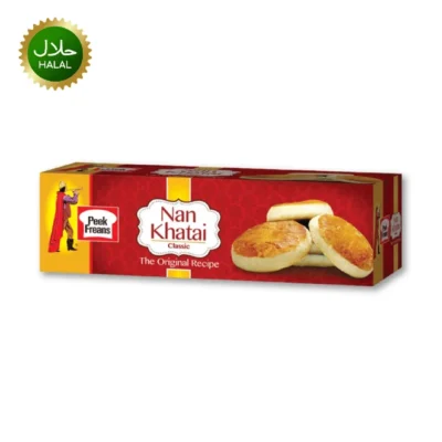 Peek Freans Nan Khatai 116g classic buttery biscuits stacked ready for tea time snack