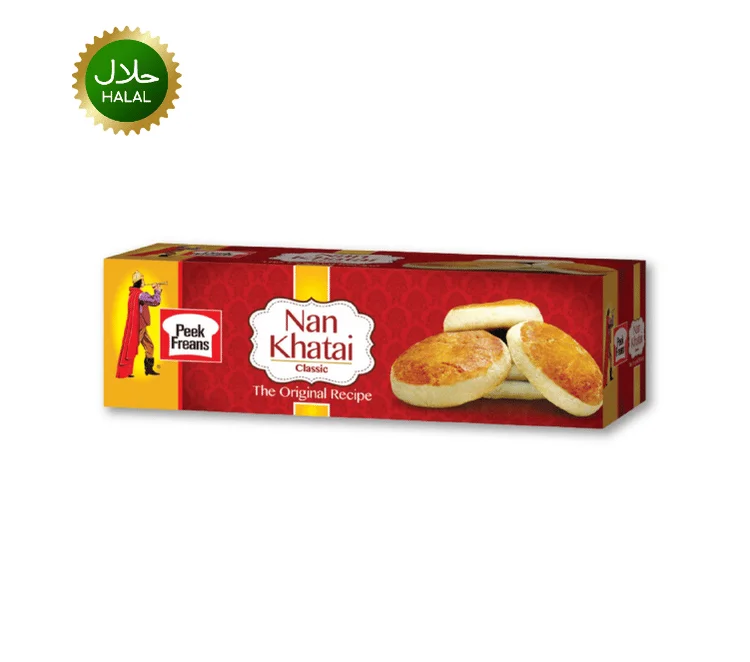 Peek Freans Nan Khatai 116g classic buttery biscuits stacked ready for tea time snack