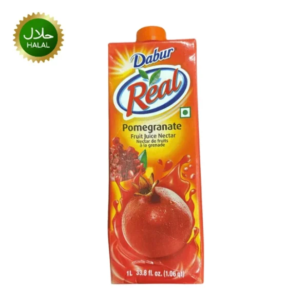 Dabur pomegranate juice 1 litre bottle natural pure fruit juice drink pack