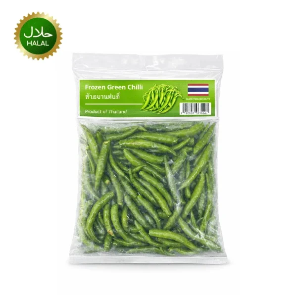 Frozen Green Chilli 200g fresh spicy chilies