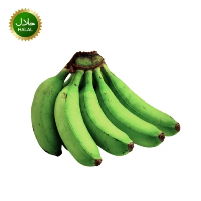 Fresh Green Banana 500g unripe bananas