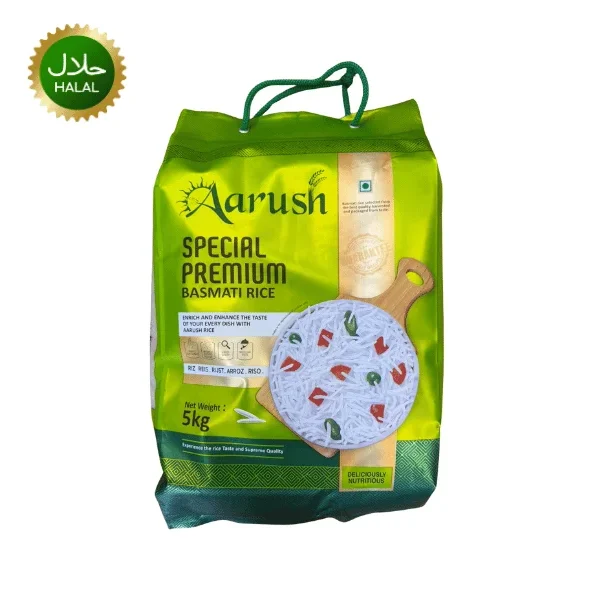 Arush Premium Basmati Rice 5kg aromatic long-grain rice
