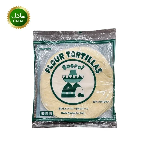 Flour Tortillas 10 inch 12pcs soft wraps