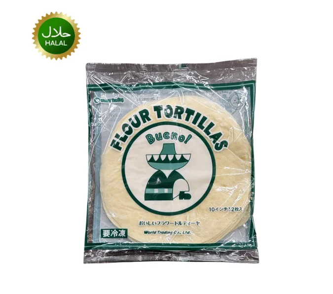 Flour tortillas 10inch (12pcs) Flour Tortillas 10 inch 12pcs soft wraps