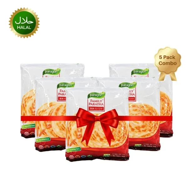 Plain Paratha Combo Set 5pkt soft flaky paratha