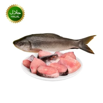 Ruhi Whole Cut 2.3kg–2.5kg fresh fish premium quality cleaned cut fish for curry fry and Bengali cooking hygienic seafood product