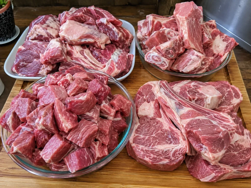 Fresh halal qurban meat in Chiba Japan prepared hygienically by AA Halal Foods for Eid ul-Adha celebration