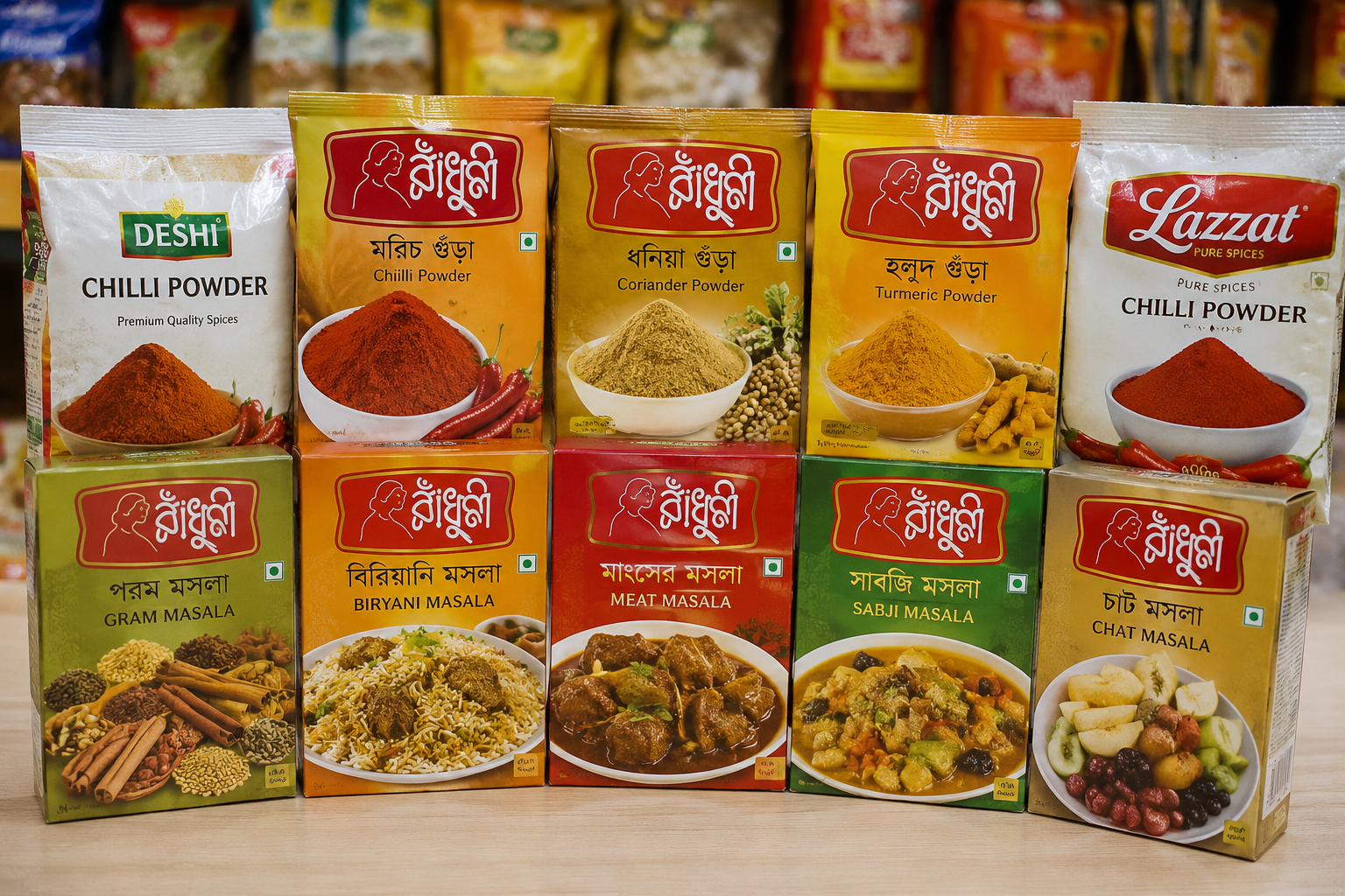 Premium powder spice collection for cooking in Japan AA Halal Foods Chiba