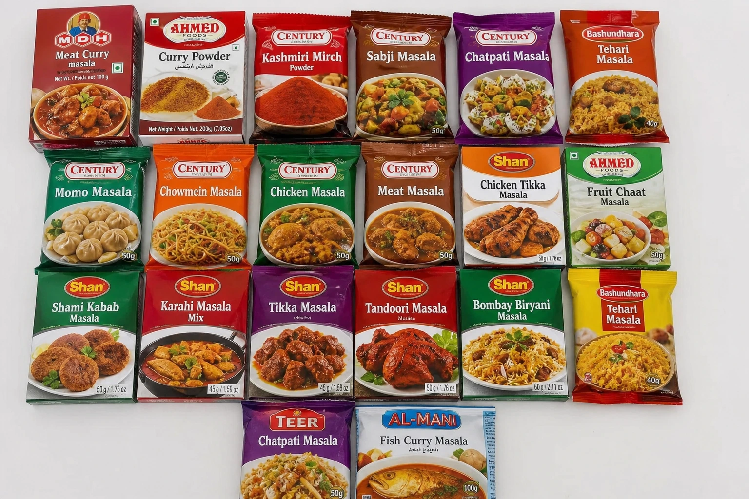 Premium mixed packet masala spice mix for cooking delicious homemade food