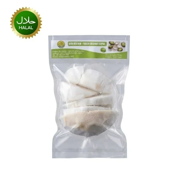 Frozen Coconut Copra 500g premium dried coconut pack